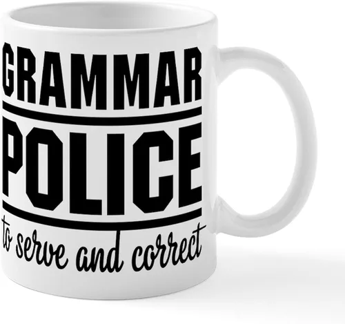 Vista 74 de CafePress Taza de café de cerámica de 11 oz (11.0 fl oz) de Police Mom