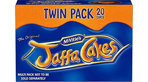 Vista 2 de Original English McVities Jaffa Cakes Twin Pack importado del Reino Unido Inglaterra Twin Pack