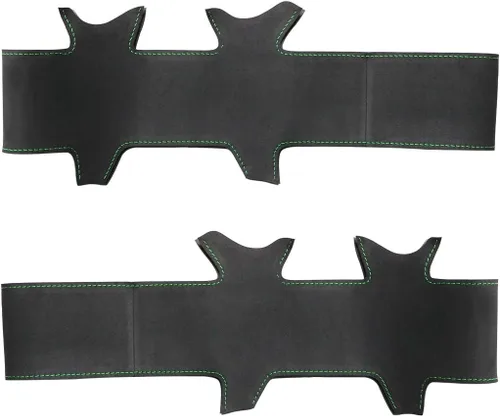 Vista 6 de MEWANT Funda para volante para Toyota Tacoma Tundra 4Runner Sienna Highlander Sequoia Land Cruiser Prado 120 Land Cruiser Hilux LS400 GX GX470