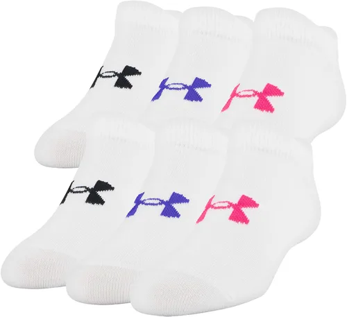 Vista 104 de Under Armour Calcetines ligeros invisibles Essential 2.0 para niños (paquete de 6)
