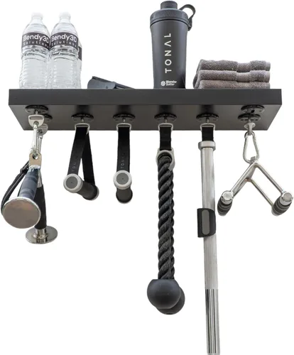 Vista 7 de Estante tonal para accesorios (negro, estante de 16" Premium - 4 soportes)