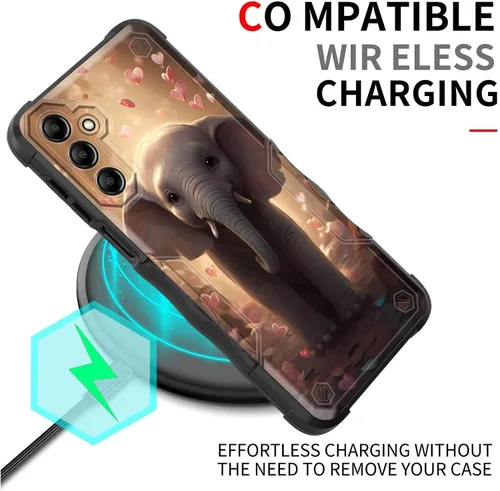 Vista 659 de Funda para Galaxy A14 5G, [Doble Capa][Protección contra Caídas de Grado Militar de 10 Pies] [Antideslizante] Funda Resistente a Prueba de Golpes