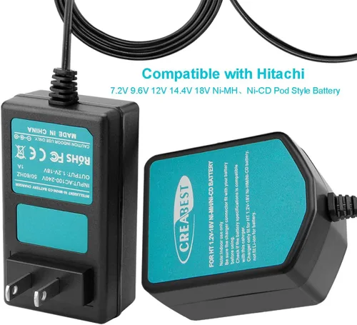 Vista 5 de CREABEST Paquete de 2 baterías de repuesto de 12 V 3500 mAh Ni-MH
