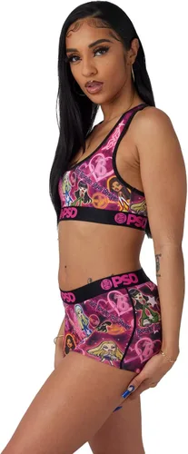 Vista 3 de PSD Women's Bratz Icon Sports Bra, Multi, L