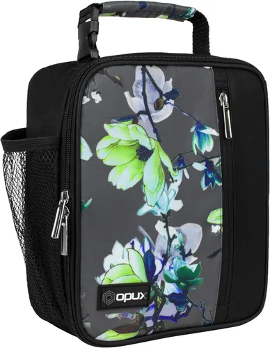 Vista 10 de opux - Lonchera aislada para niños y adultos, bolsa de almuerzo a prueba de fugas para niños, niñas, hombres y mujeres, lonchera reutilizable y Negro