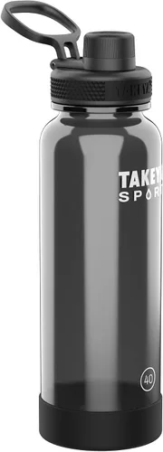 Vista 13 de Takeya Tritan - Botella de agua deportiva con tapa de boquilla - Sin BPA y apta para lavavajillas - Botella reutilizable con asa de tapa - Botella
