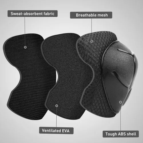 Vista 3 de KUYOU Rodilleras para Niños Coderas Protectores Equipo de Protección Conjunto Equipo de Seguridad para Patines de Ruedas Ciclismo Bicicleta BMX