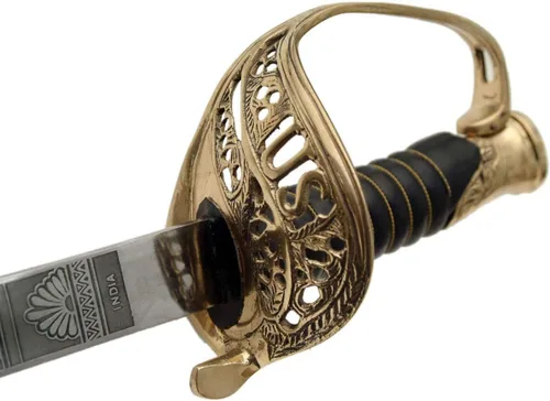 Vista 26 de Medieval Warrior Sable conmemorativo de caballería estadounidense con vaina