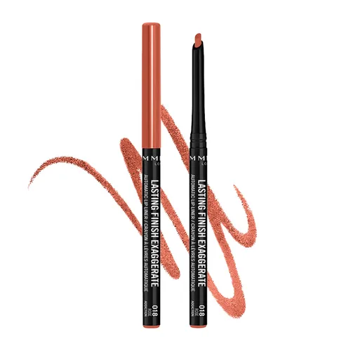 Vista 11 de Rimmel Acabado duradero Exaggerate Delineador automático de labios – Fórmula rica y suave, larga duración – 105 hechizos de malva, 0.01 onzas 105