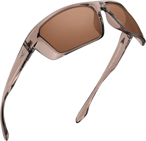 Vista 13 de KastKing Huzzah - Lentes de sol deportivos, polarizados y con protección ultravioleta, para hombres y mujeres, ideales para conducir, pescar, hacer