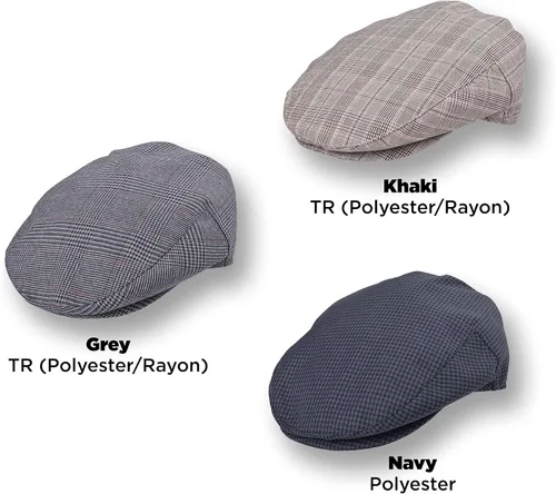 Vista 7 de Bigalli Ivy Cap Poliéster o TR Newsboy Sombreros para Hombre o Mujer Todas las Temporadas Suave Durable Hecho a Mano Boinas para Hombre