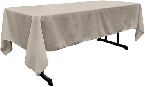Vista 81 de New Creations Fabric & Foam Inc - Mantel rectangular de popelina de poliéster de 60 pulgadas de ancho por 120 pulgadas de largo. (Avocado)