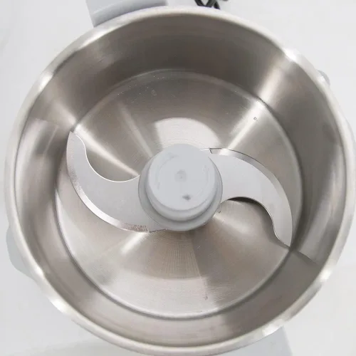Vista 5 de Hakka - Procesador de alimentos combinado con cuenco de acero inoxidable de 3 cuartos de galón, alimentación continua y 4 discos - 1 hp