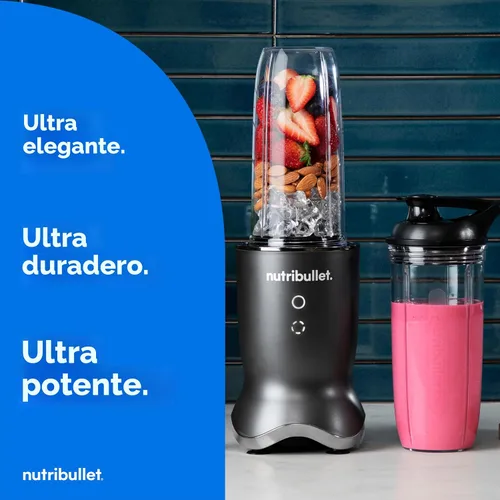 Vista 4 de NutriBullet Ultra Personal Blender NB50500, 32 onzas, Gris Gris metalizado