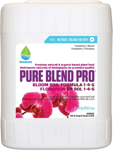 Vista 13 de Botanicare Pure Blend Pro Bloom Soil, Nutriente para Frutas y Flores, 1-4-5, 1 gal.