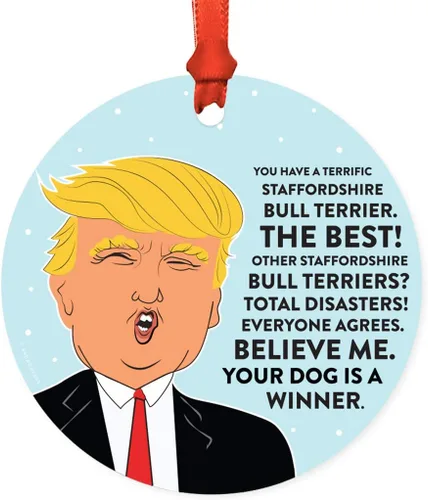 Vista 22 de Andaz Press - Adorno para árbol de Navidad con diseño de perro con texto en inglés "You Have a Terrific Affenpinscher" (MDF)