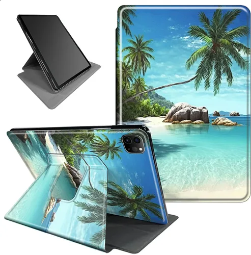 Vista 64 de Funda para iPad mini 6 para iPad mini 6ª generación 8.3 pulgadas 2021 360 grados giratorio soporte ligero protector inteligente cubierta