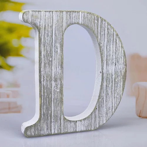 Vista 12 de Letras de madera rústica sin terminar de 8 pulgadas para decoración de pared, letras decorativas de pie en rodajas, decoración de tablero