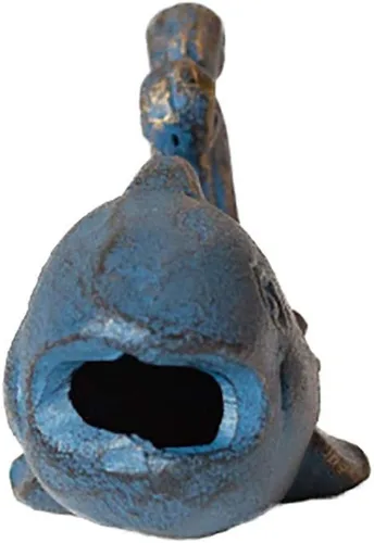 Vista 4 de Abridor de botellas de ballena de metal para Coca-Cola de Cerveza, Barman Cocina Barware Antigüedad Novedad Linda