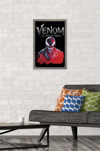 Vista 2 de Trends International Marvel Venom: Let There be Carnage - Póster de pared negro y rojo