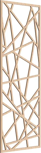 Vista 149 de Conway Paneles de pared decorativos de madera con calado, 9 3/8 pulgadas de ancho x 24 3/8 pulgadas de alto x 1/4 de alto, aliso