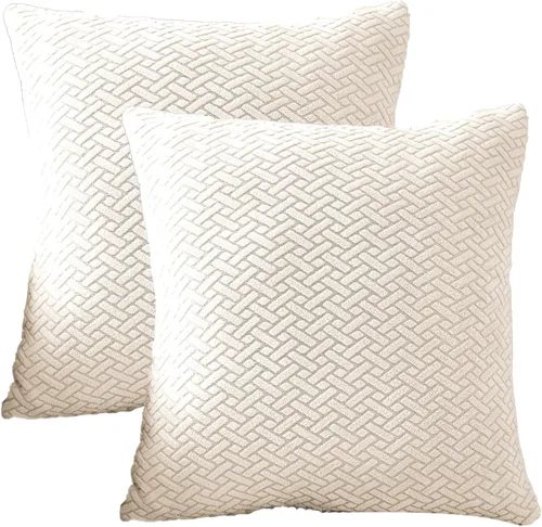 Vista 12 de Yoovat Fundas de Almohadas Decorativas Fundas de Cojines para Sofá Resistentes al Desgaste Elásticas Universales para Sofá Decoración del Hogar