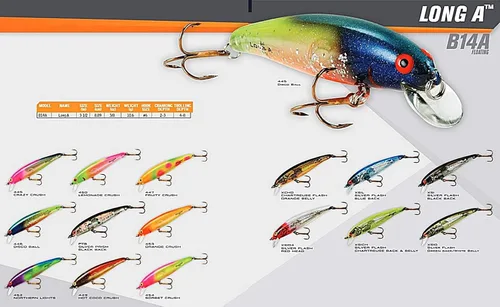 Vista 3 de Bomber Señuelos Long A Slender Minnow Jerbait Señuelo de Pesca