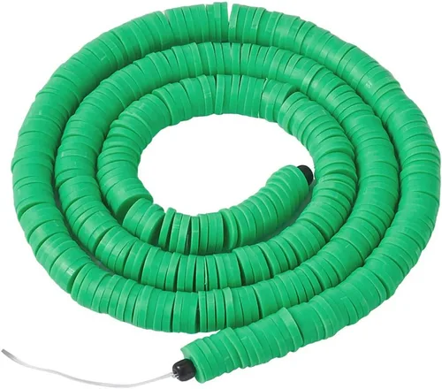 Vista 13 de Cheriswelry Kit de fabricación de pulseras de bricolaje con 7280 piezas de 30 colores de 0.236 in de disco plano redondo de arcilla polimérica