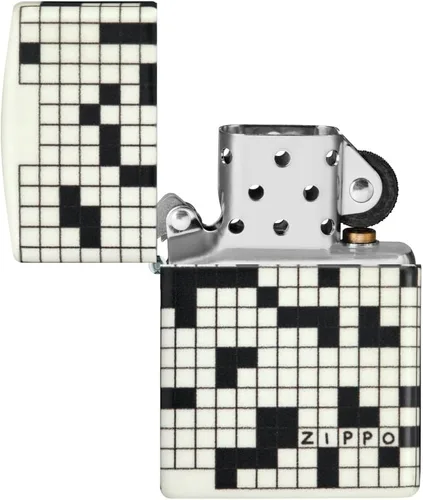 Vista 5 de Zippo Crossword Design 540 Color Glow in the Dark - Encendedor de bolsillo