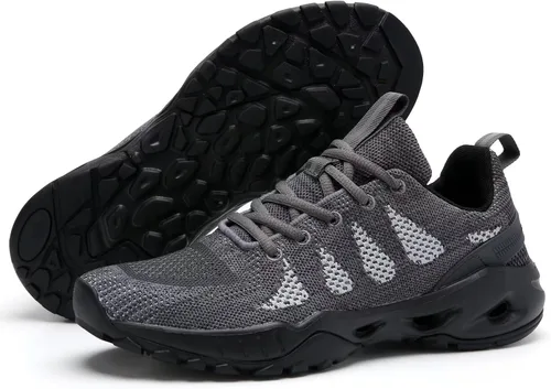 Vista 7 de YALOX Zapatos de agua para senderismo para hombre y mujer, zapatos de moda, cómodos para senderismo en el río, correr por senderos, escalar