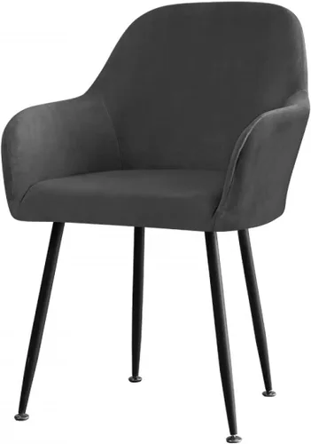 Vista 16 de Juego de 2 fundas de terciopelo para sillas de comedor, fundas para sillas Parsons, fundas protectoras para sillas de mediados de siglo, fundas 01#