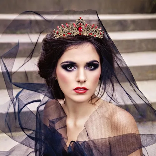 Vista 10 de Coronas para mujer Tiara para niñas Corona de princesa, 1 unidad (paquete de 1), Metal