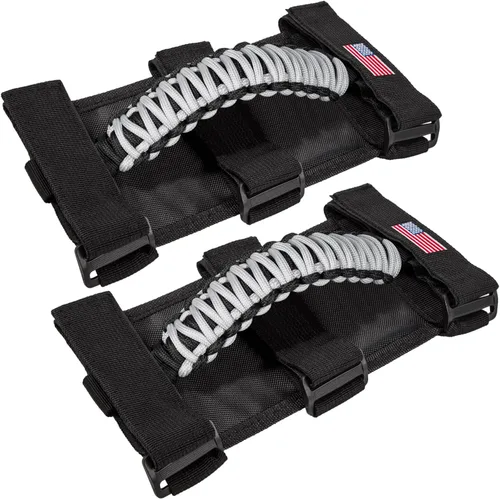 Vista 39 de Asas de agarre para Jeep Wrangler JK JKU JL JLU TJ YJ Sports Sahara Freedom Rubicon Unlimited Gladiator JT 1955-2023 UTV ATV Accesorios Premium 550