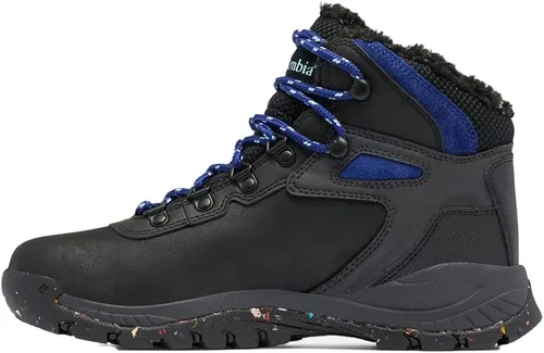 Vista 3 de Columbia Zapatos de senderismo Newton Ridge Plus Omni Heat para mujer Negro/zafiro oscuro