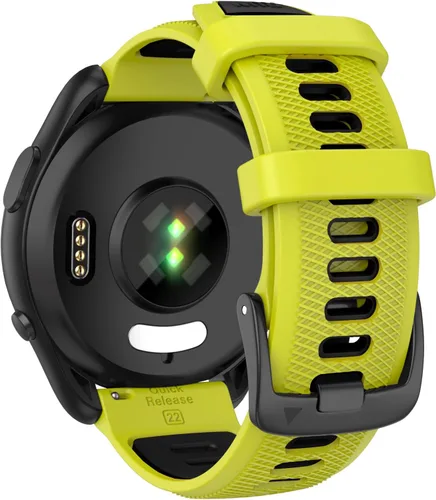 Vista 17 de OVERSTEP - Banda de liberación rápida de 0.866 in para Garmin Forerunner Verde militar Negro