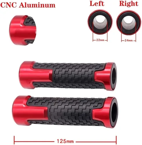 Vista 2 de SCUUBE Handlebar Plug for Kawasaki H2 H2R 2015-2016 Motorcycle Handlebar Hand Grips Anti Skid Handle Bar Cap Ends Plug CNC Aluminum Accessories Black