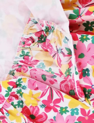 Vista 126 de Vestido de verano para niña, de algodón, con diseño floral