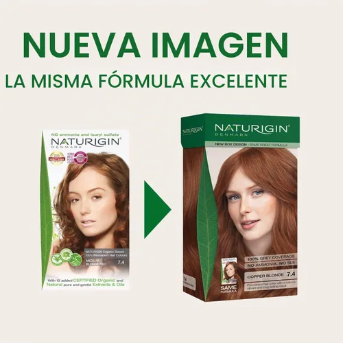 Vista 2 de Naturigin coloración permanente para cabello