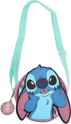 Vista 9 de Bioworld Bolso cruzado de 5.5" con correa ajustable Parche de personaje de princesa Disney