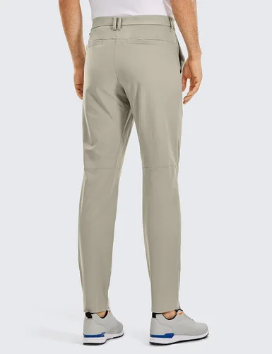 Vista 2 de CRZ YOGA Pantalones de golf cómodos para todo el día, tallas 303234 pulgadas de hombre, secado rápido, ligeros, con bolsillos, casuales