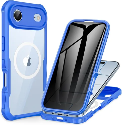 Vista 80 de CENHUFO Funda de privacidad para iPhone 11 Pro, funda de cuerpo completo con protector de pantalla de privacidad de vidrio templado 9H integrado