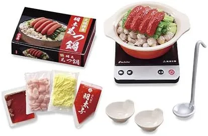Vista 7 de Re-Ment Regalos de declaración de impuestos de la ciudad natal en miniatura Japan Foods Juego completo de 8 paquetes de Rement