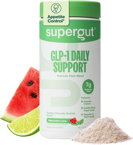 Vista 12 de Supergut GLP1 Daily Support - Suplemento en polvo de GLP-1 de alta fibra para mujeres y hombres, mezcla de bebida sin azúcar para la salud