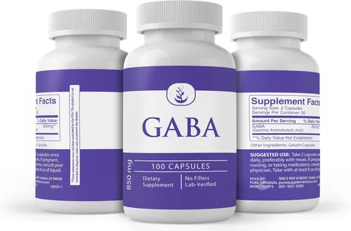 Vista 4 de Pure Original Ingredients GABA, (100 cápsulas) siempre puro, sin aditivos ni rellenos, verificado por laboratorio