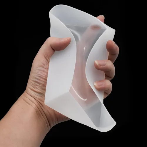 Vista 7 de 4 moldes cuadrados de silicona de resina de luz para la preservación de flores con luz USB para bricolaje resina epoxi fundición artesanal, adornos