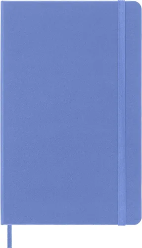 Vista 2 de Moleskine - Cuaderno clásico con tapa dura, grande (5 x 8.25 pulgadas), liso/en blanco, azul hortensia, 240 páginas