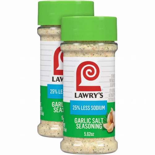 Vista 28 de Lawry's 25% menos de sal de ajo y sodio con perejil, 5.62 oz
