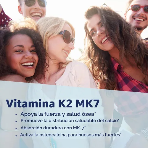 Vista 5 de Superior Source Vitamina K2 MK-7 (Menaquinona-7), 100 mcg, tabletas microlignuales de disolución rápida, 60 unidades, huesos y arterias saludables