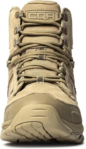Vista 2 de CQR Botas tácticas impermeables para hombre, botas militares EDC ligeras de 6 pulgadas, botas de combate duraderas para exteriores