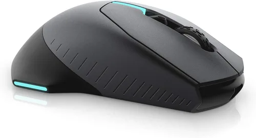 Vista 4 de Alienware WiredWireless Gaming Mouse AW610M 16000 DPI Optical Sensor - 350 Hour Rechargeable Battery Life - 7 Buttons - 3-ZONE Alienfx RGB Lighting